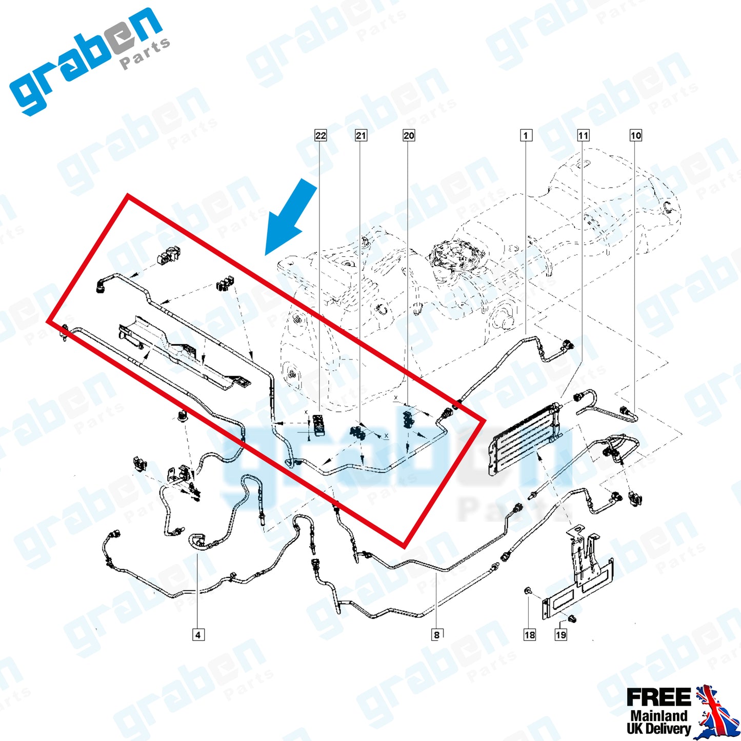 FUEL PIPE FOR RENAULT MASTER III / VAUXHALL MOVANO B 2.3 dCi
175064806R 4406657 GM95515038 1755200Q0E