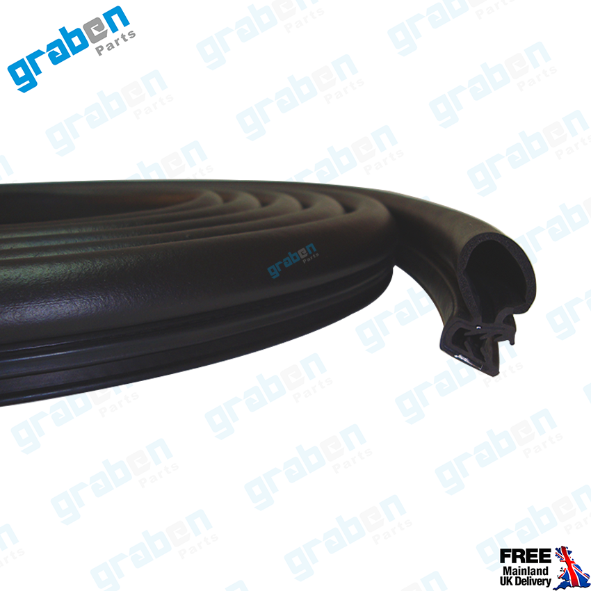 Rear Loading Door Rubber Seal Weatherstrip For Ford Transit MK6 V184 2000-2006