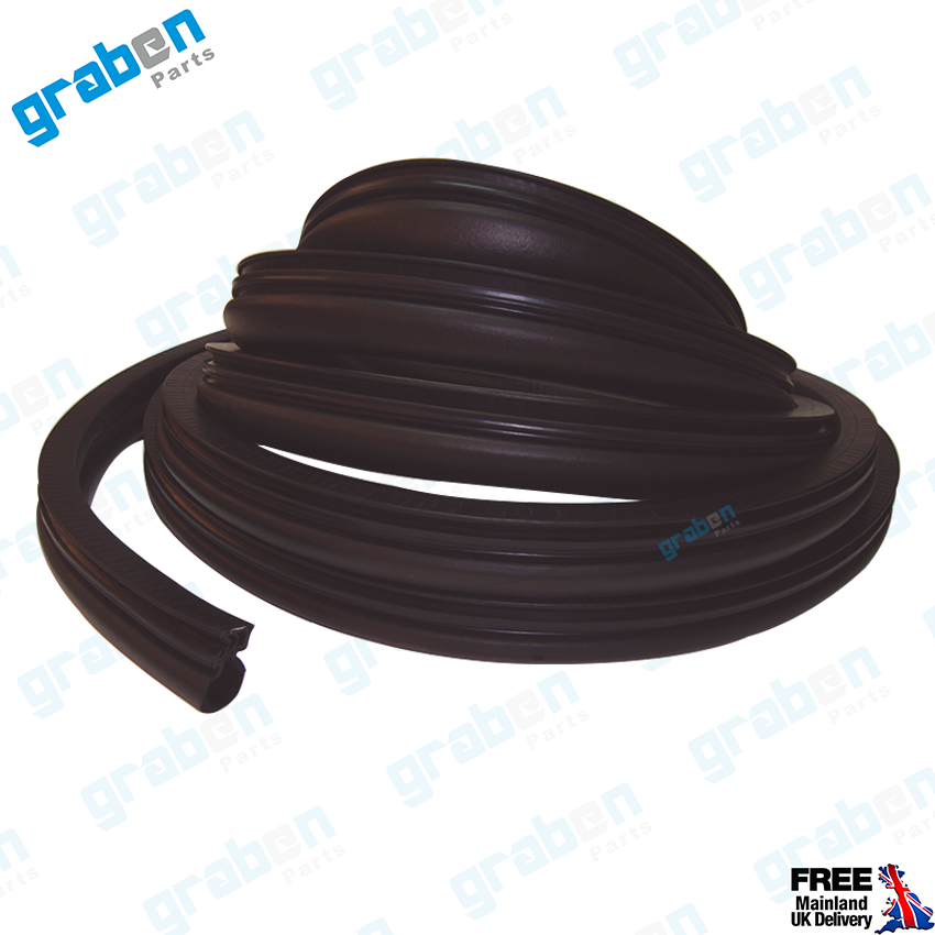 Rear Loading Door Rubber Seal Weatherstrip For Ford Transit MK6 V184 2000-2006