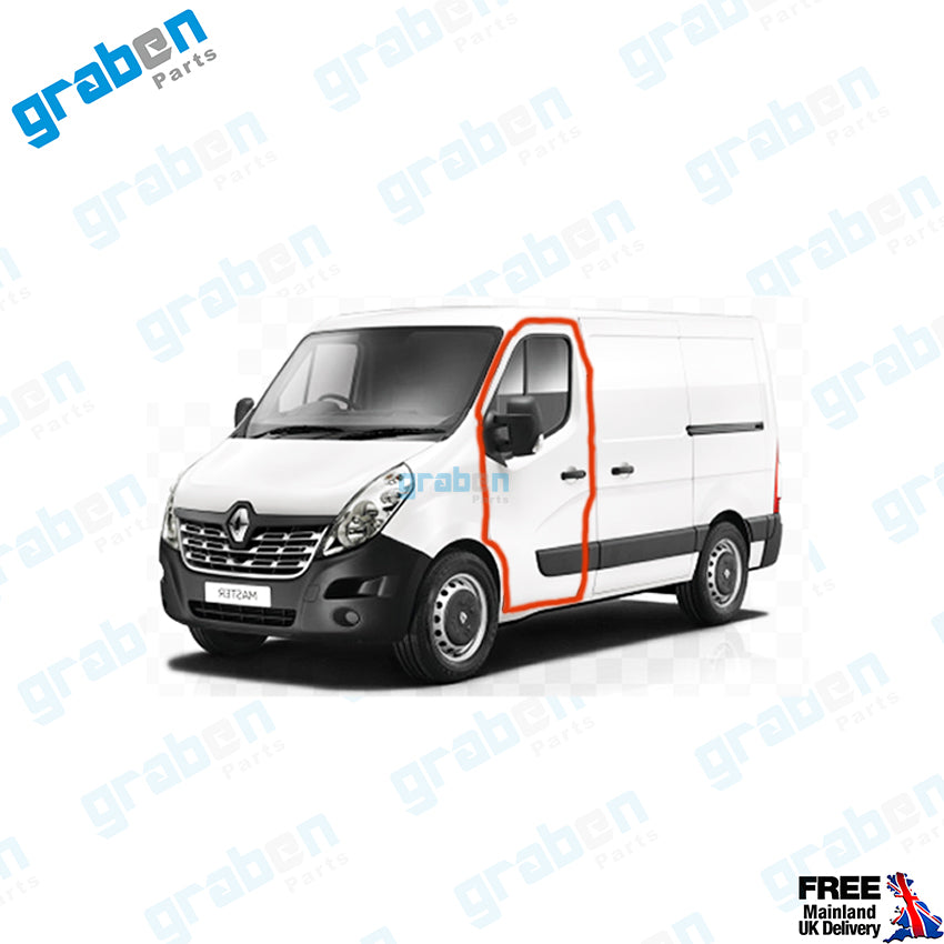 Front Door Rubber Seal Weatherstrip For Renault Master MK3 / Opel Vauxhall Movano MK2 2010+ Left / Right