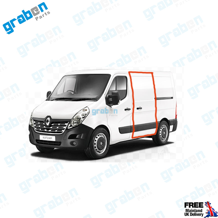 Sliding Door Rubber Seal Weatherstrip For Renault Master MK3 2010+ Left / Right