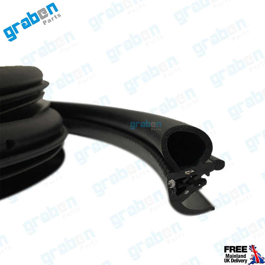 Front Door Rubber Seal Weatherstrip For Renault Trafic MK2, Opel Vauxhall Vivaro 2001-2014 LH / RH