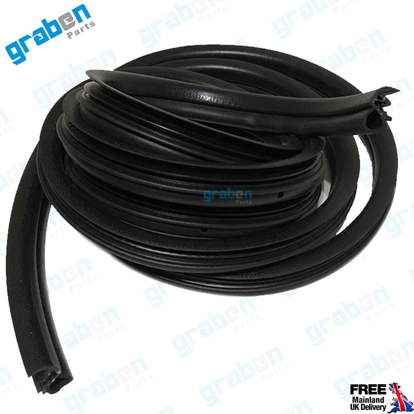 Front Door Rubber Seal Weatherstrip For Renault Trafic MK2, Opel Vauxhall Vivaro 2001-2014 LH / RH