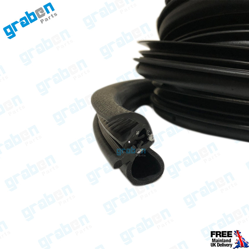 Front Door Rubber Seal Weatherstrip For Renault Trafic MK2, Opel Vauxhall Vivaro 2001-2014 LH / RH