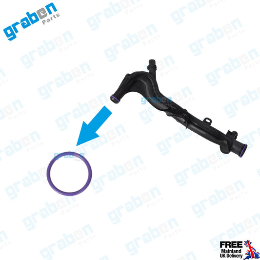Grabenparts_Cooling / Recirculation Pipe Gasket For Peugeot / Citroen 1.2 Engines 9832143980_