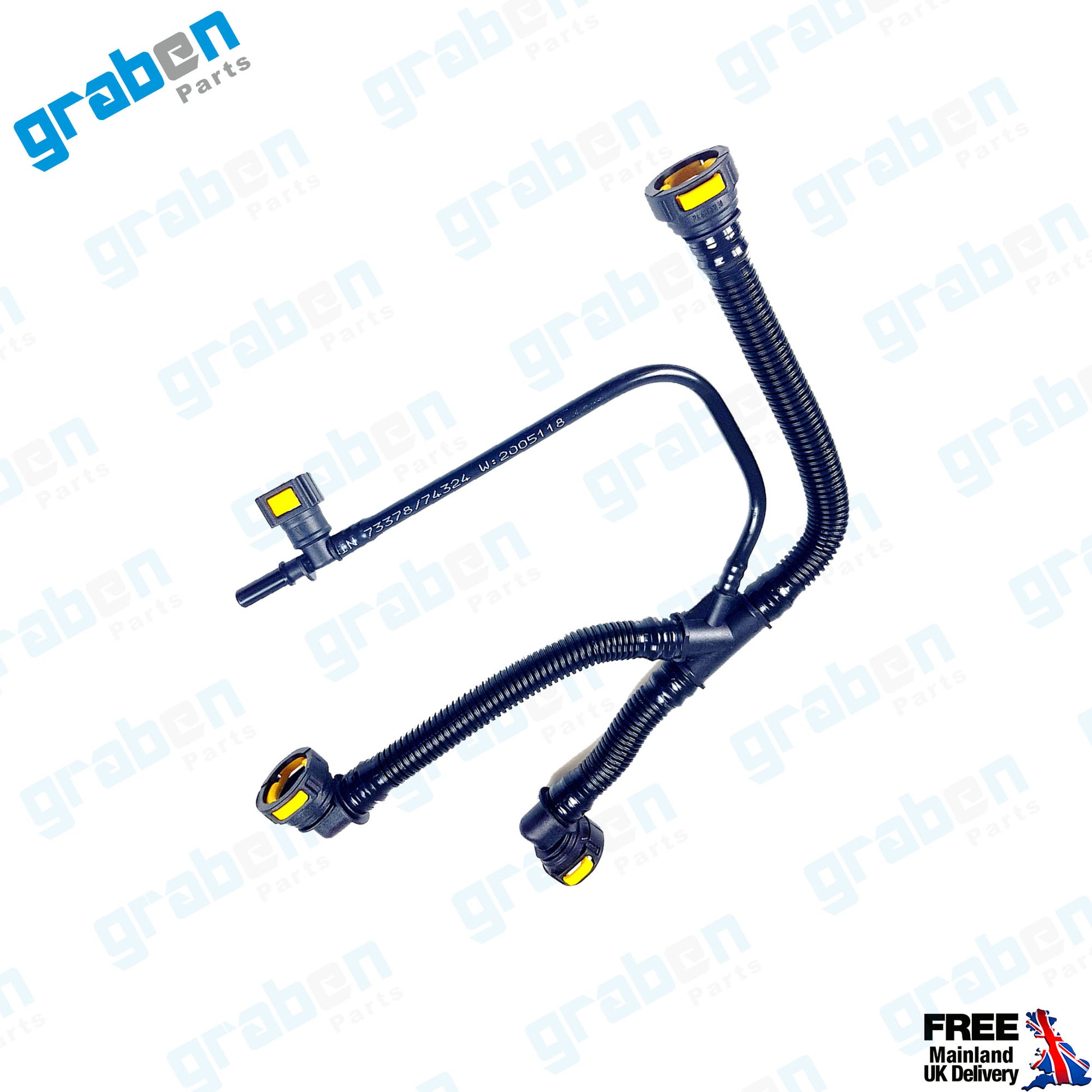 Grabenparts_Engine/ Crankcase Ventilation Hose For Peugeot / Citroen 1.6 16V 2001-17 1192.WO_