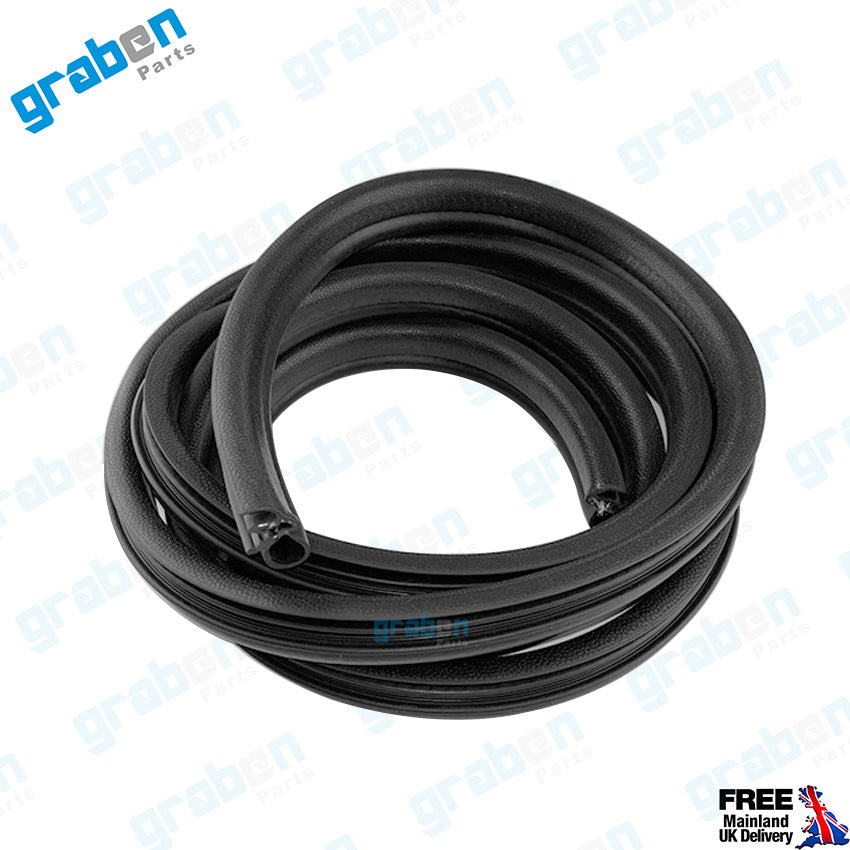 Grabenparts_Front Door Rubber Seal Weatherstrip For Peugeot 206 Gti 3 Doors 98-2012 9023.ET_9023.EH, 9025.T7_