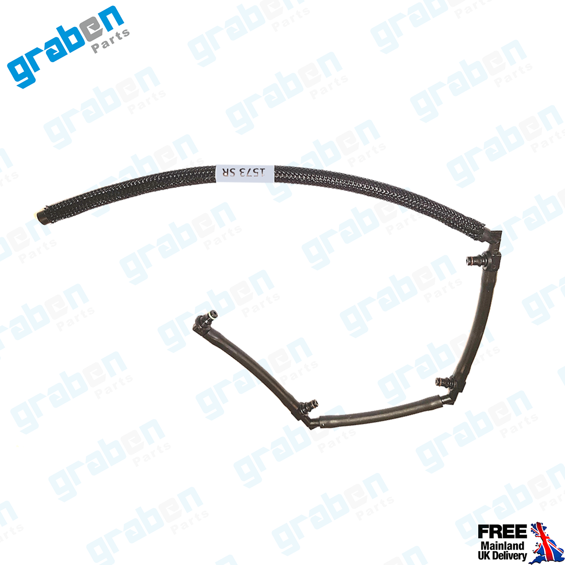 Grabenparts_Injector Leak-Off Fuel Return Pipe For Peugeot / Citroen 2.0 HDI 1573.SR_
