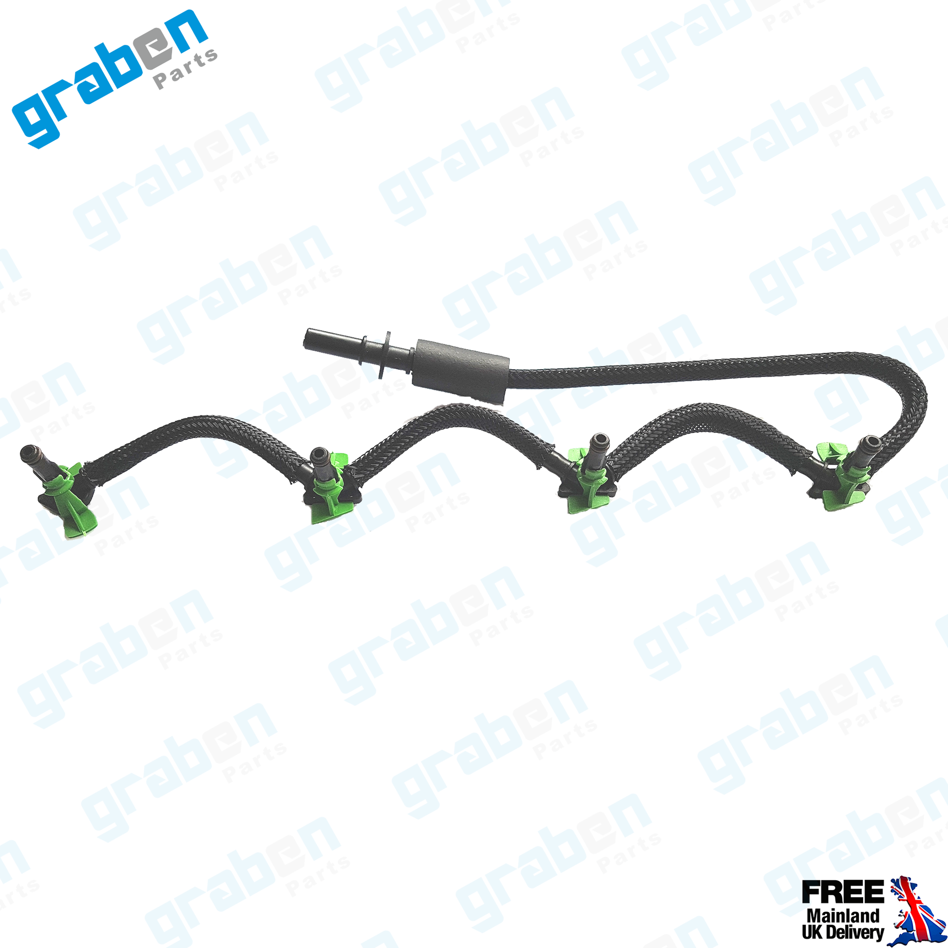 Grabenparts_Injector Leak-Off Return Pipe For Focus Mk3 / Fiesta MK6 /C-Max 1.5 TDCI 1868676_