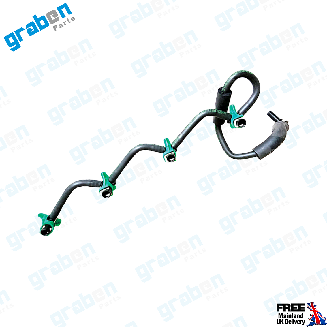 Grabenparts_Injector Leak-Off Return Pipe For Peugeot / Citroen 1.6 HDI 115 HP 1574.HX_