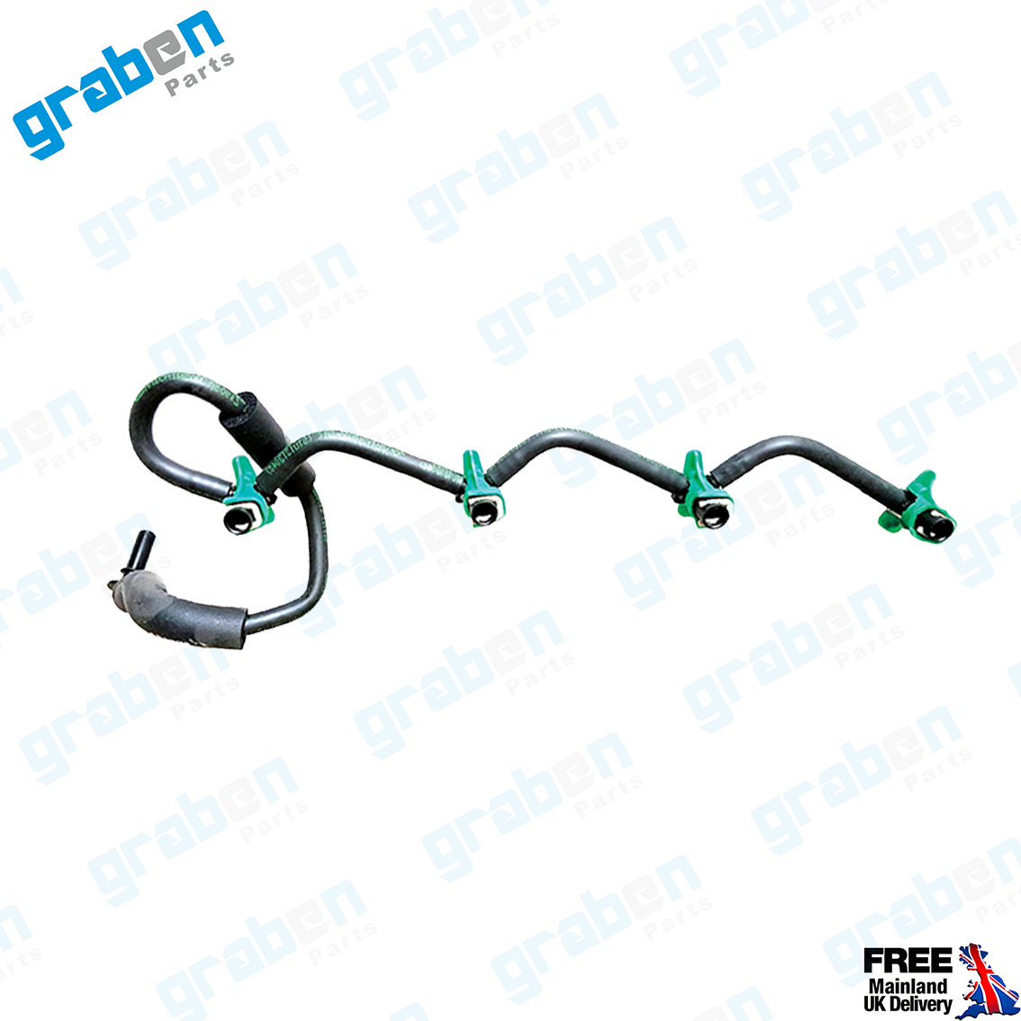 Grabenparts_Injector Leak-Off Return Pipe For Peugeot / Citroen 1.6 HDI 115 HP 1574.HX_