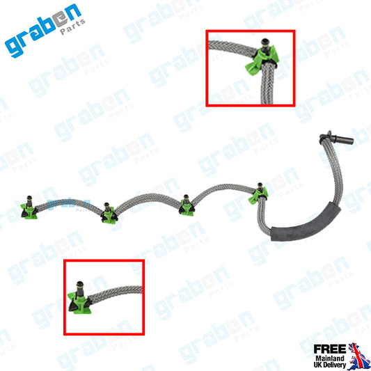 Grabenparts_Injector Leak Off Return Pipe For Citroën Berlingo / Partner 1.6 HDI 9676245280_