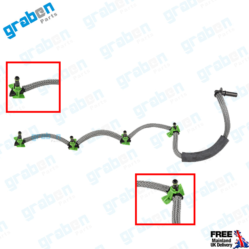 Grabenparts_Injector Leak Off Return Pipe For Citroën Berlingo / Partner 1.6 HDI 9676245280_