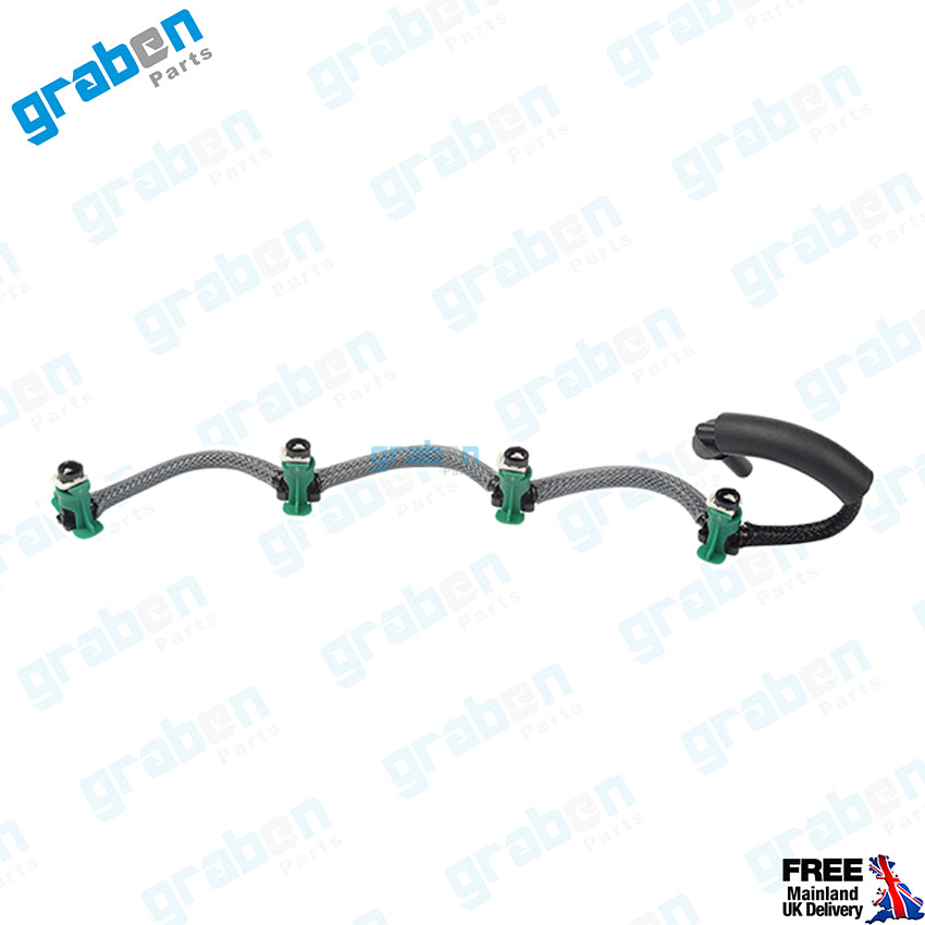 Grabenparts_Injector Leak Off Return Pipe For Citroën C4 / Peugeot 308 1.6 HDi 9675839380_