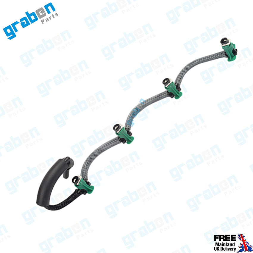 Grabenparts_Injector Leak Off Return Pipe For Citroën C4 / Peugeot 308 1.6 HDi 9675839380_