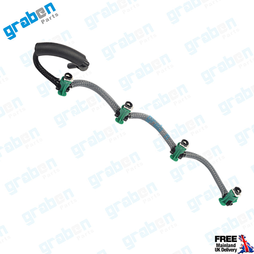Grabenparts_Injector Leak Off Return Pipe For Citroën C4 / Peugeot 308 1.6 HDi 9675839380_