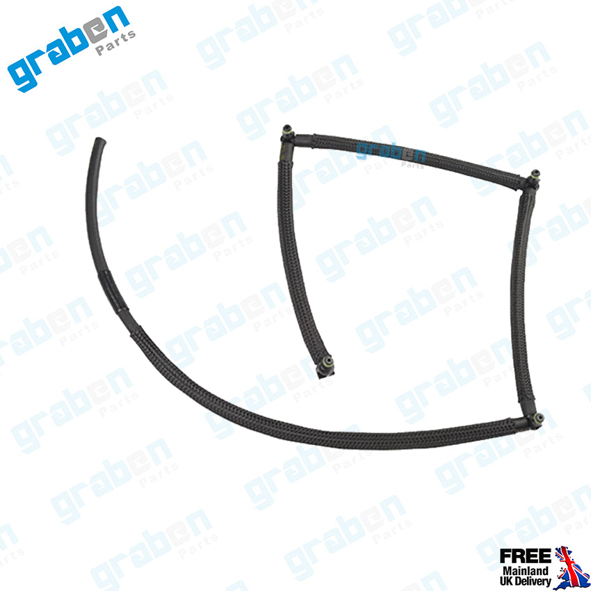 Grabenparts_Injector Leak Off Return Pipe For Citroen C3 /Nemo / Peugeot 206 1.4 HDI 1574.P6_
