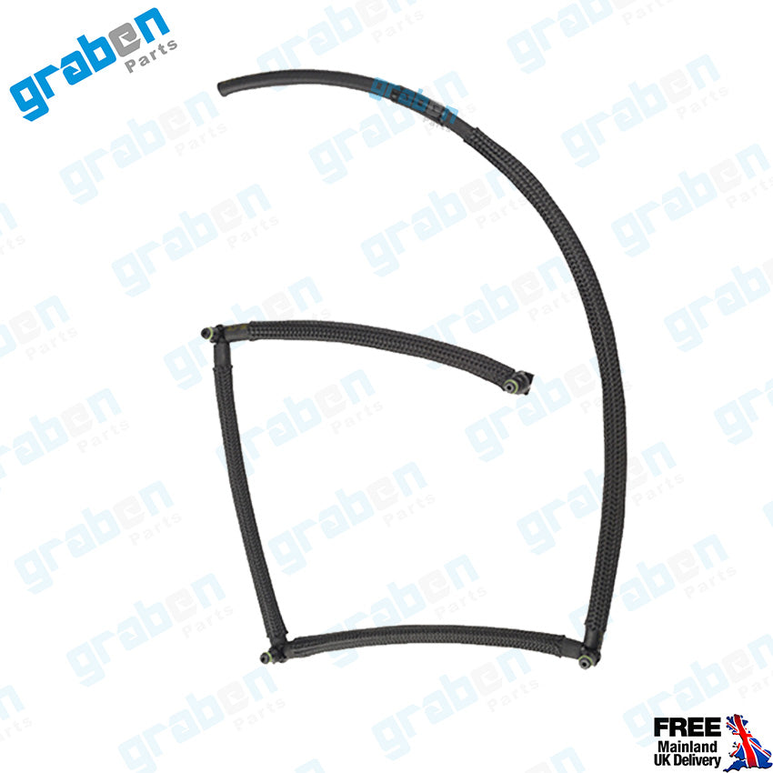 Grabenparts_Injector Leak Off Return Pipe For Citroen C3 /Nemo / Peugeot 206 1.4 HDI 1574.P6_