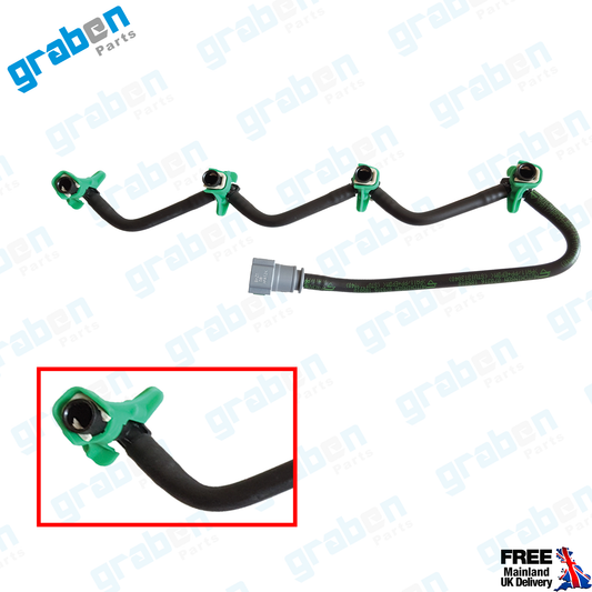 Grabenparts_Injector Leak Off Return Pipe For Focus III / Transit Connect 1.6 TDCI AV6Q9K022AB 1746271_