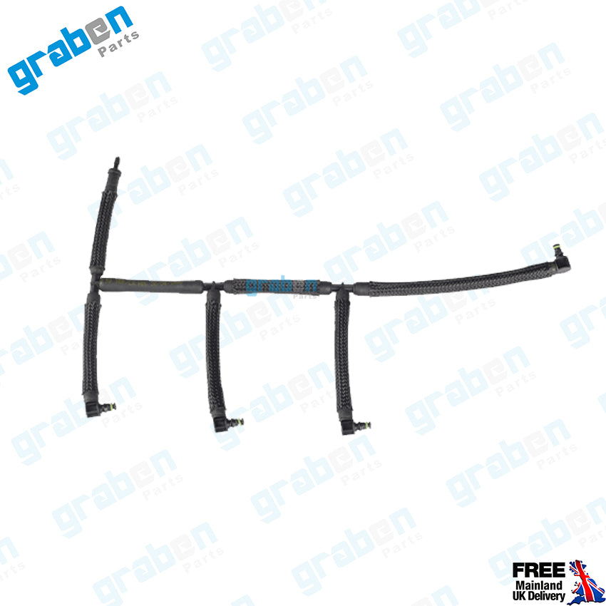 Grabenparts_Injector Leak Off Return Pipe For Volkswagen Polo V 1.5 TDI 1.6 TDI 03L130235AG_