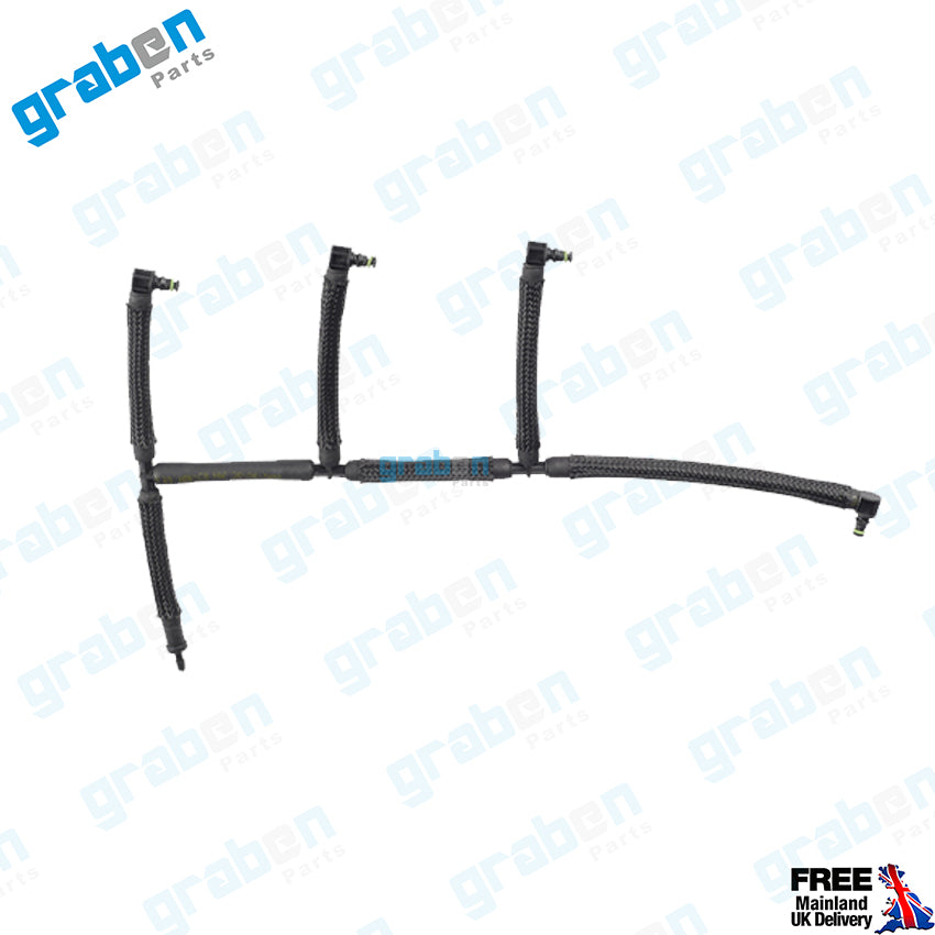 Grabenparts_Injector Leak Off Return Pipe For Volkswagen Polo V 1.5 TDI 1.6 TDI 03L130235AG_