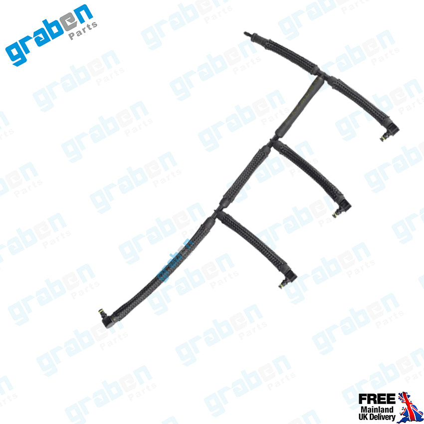 Grabenparts_Injector Leak Off Return Pipe For Volkswagen Polo V 1.5 TDI 1.6 TDI 03L130235AG_