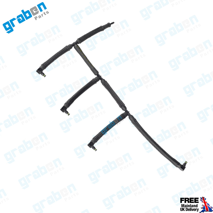 Grabenparts_Injector Leak Off Return Pipe For Volkswagen Polo V 1.5 TDI 1.6 TDI 03L130235AG_