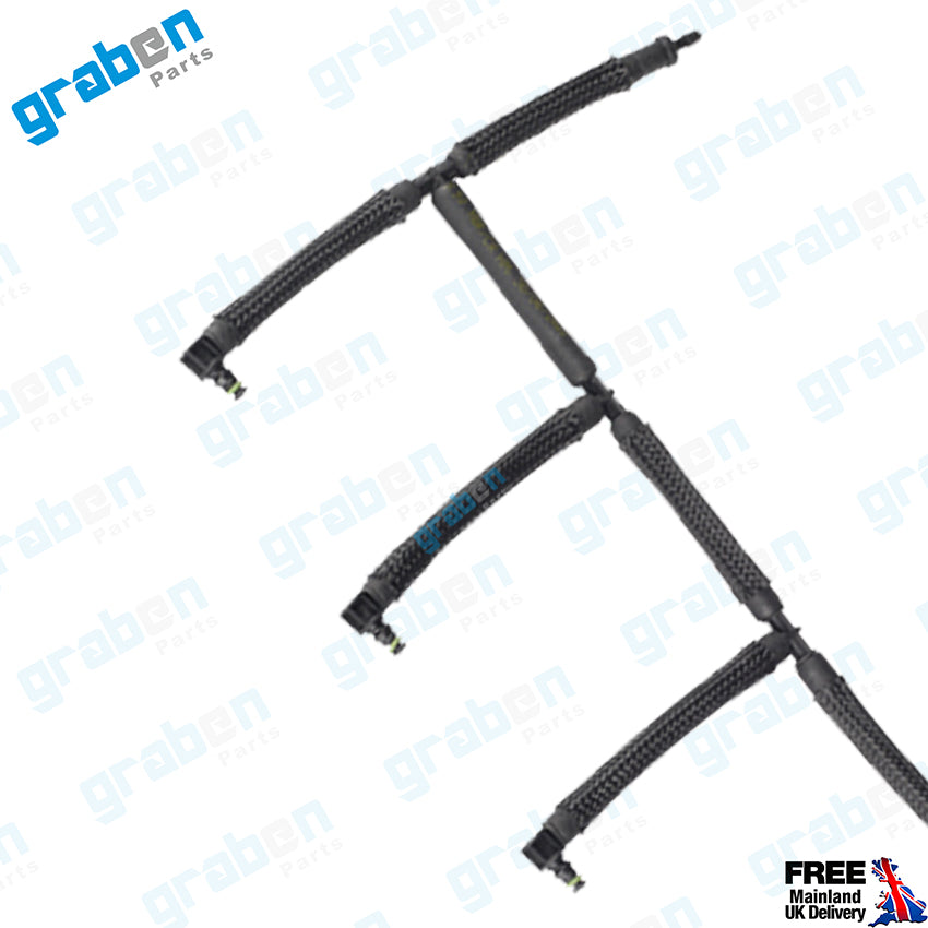 Grabenparts_Injector Leak Off Return Pipe For Volkswagen Polo V 1.5 TDI 1.6 TDI 03L130235AG_