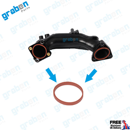 Grabenparts_Intake Manifold Pipe Gasket For Peugeot /Citroen 1.6 HDI Engines 0382.QW 1699542_