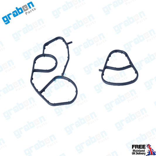 Grabenparts_Oil Filter Gaskets For Peugeot / Citroen 1.6 HDI / Ford 1.6 TDCI 1103.S0 1145946_