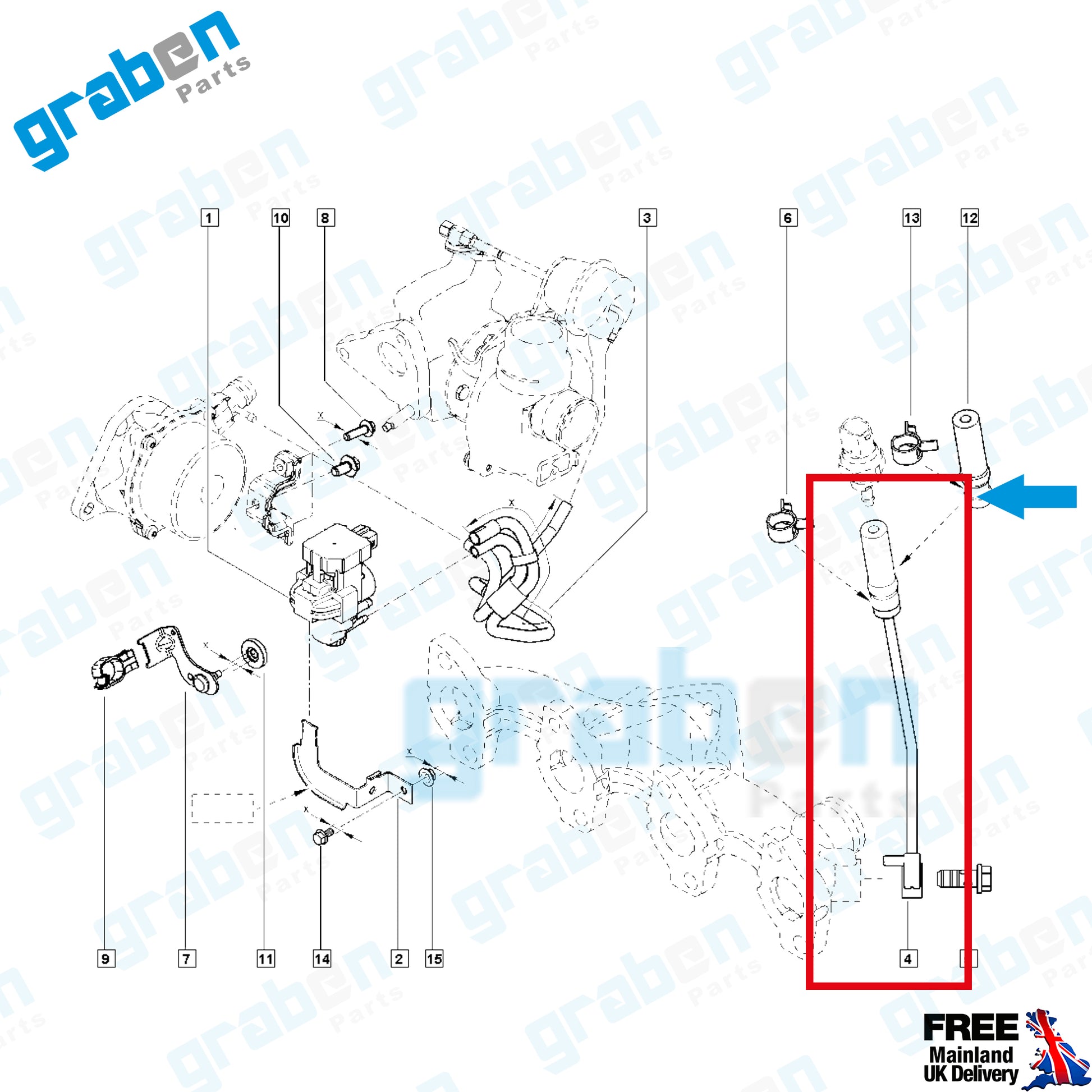 Grabenparts_Turbo Intercooler Hose For Dacia Renault Mercedes 1.5 DCI 223211870R 6071420104_