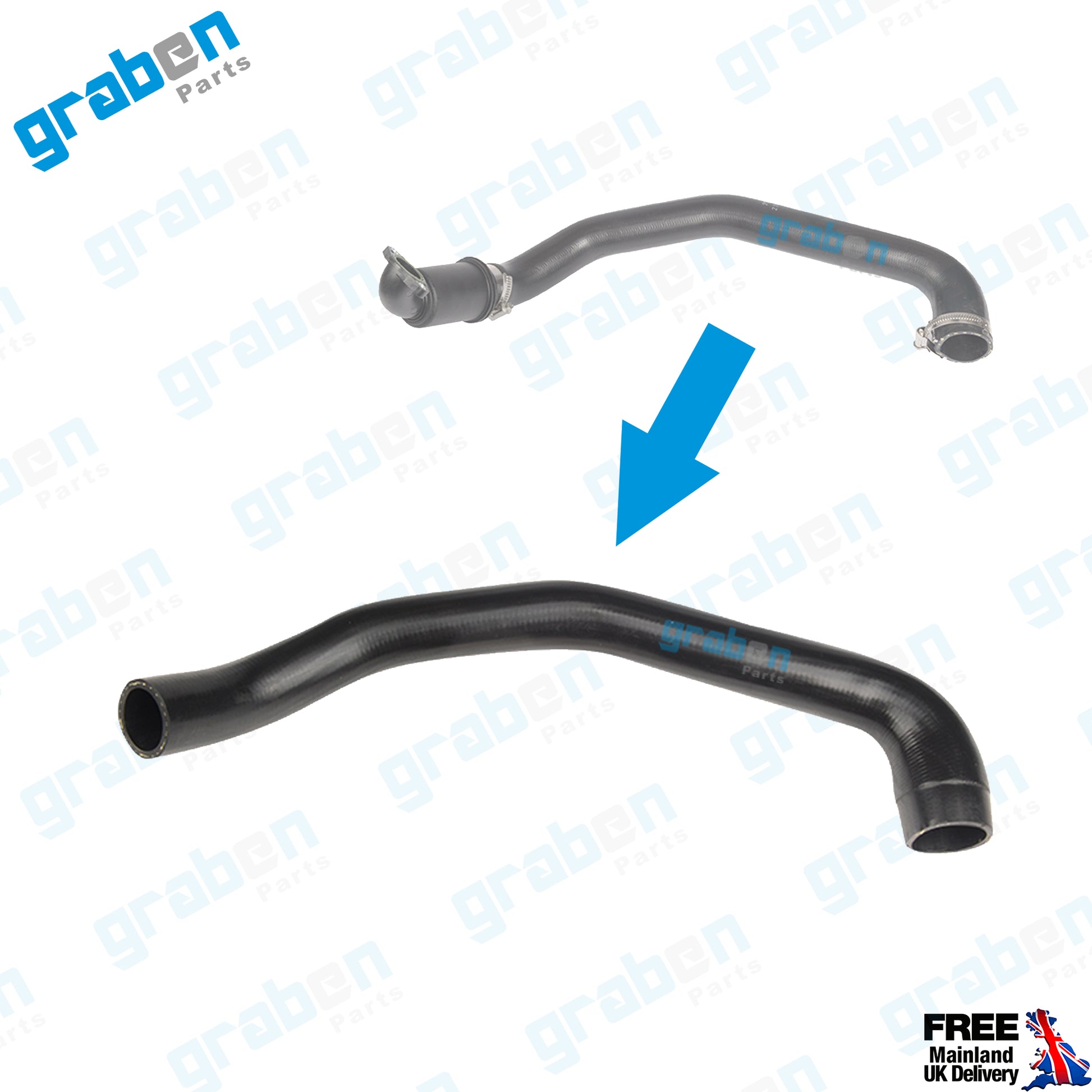 Grabenparts_Turbo Intercooler Hose For Focus III / Transit Connect 1.0 CV616C646AK 1873221_