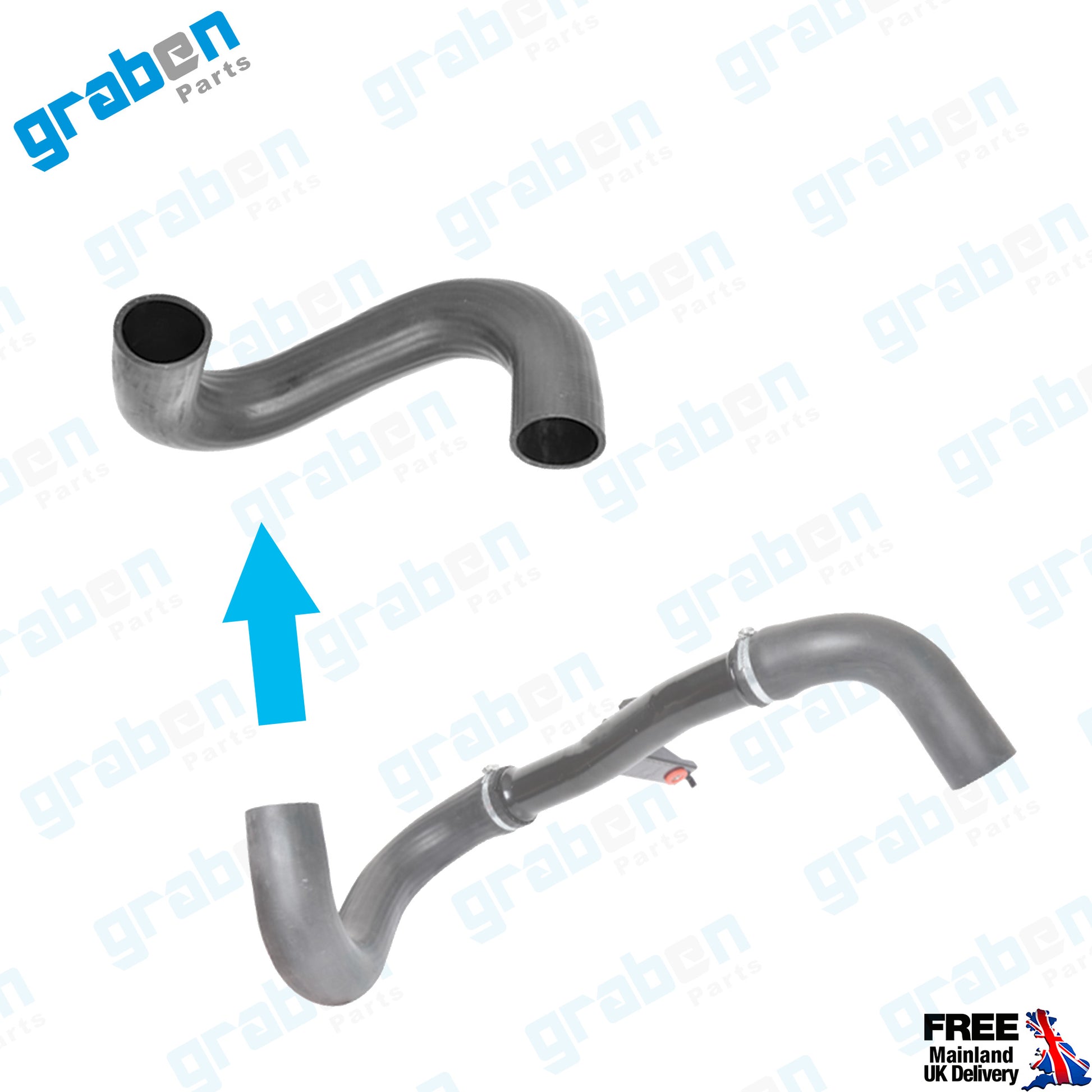 Grabenparts_Turbo Intercooler Hose Pipe For Ducato III 2.3 JTD 2006+ 1366816080_