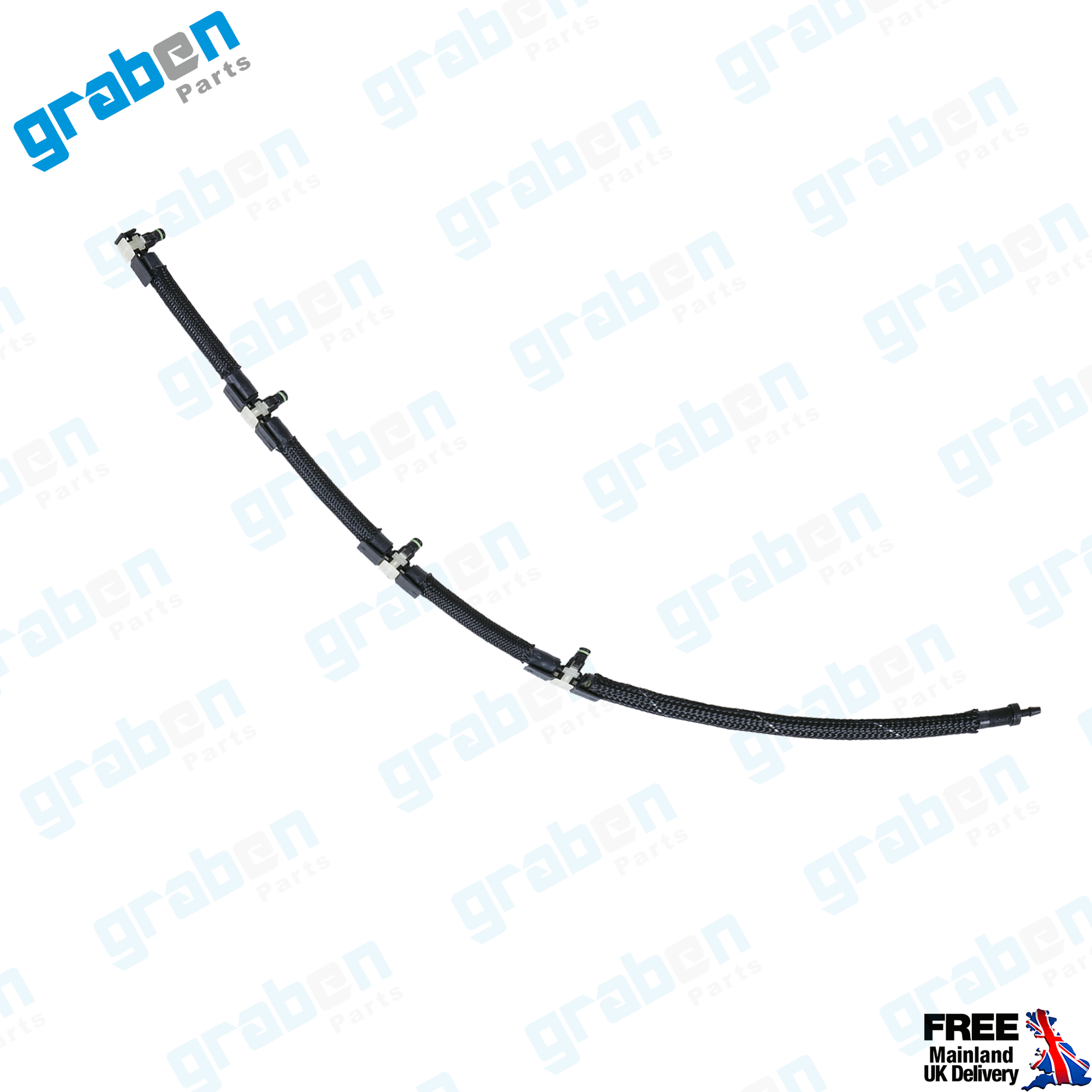 INJECTOR LEAK-OFF RETURN PIPE FOR VOLKSWAGEN / AUDI / SEAT / SKODA 2.0 TDI 03L130235N