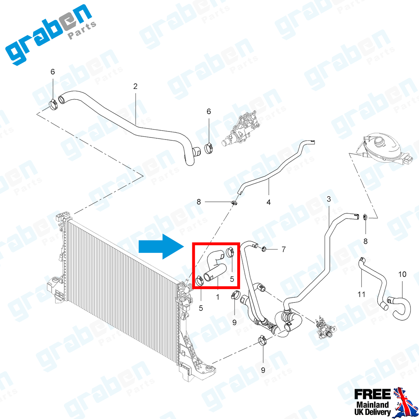 215010063R
4420534 = GM 93168224
UPPER RADIATOR HOSE FOR RENAULT MASTER III 2.3 DCI / VAUXHALL MOVANO 2.3 CDTI / NISSAN NV400 2010+