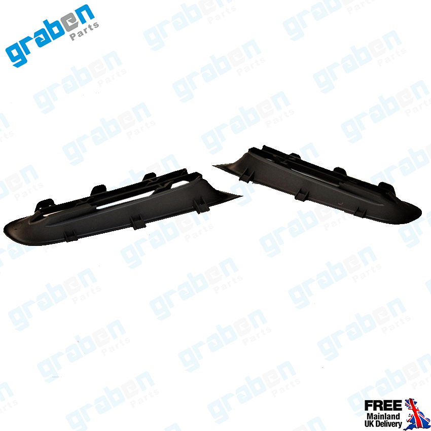 FRONT BUMPER PANEL GRILL LEFT & RIGHT SIDE SET FOR RENAULT CLIO III 7701208684
