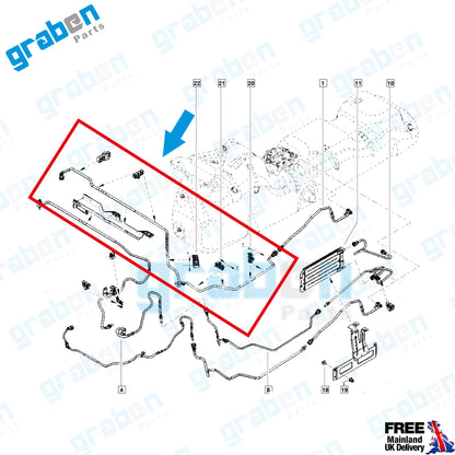FUEL PIPE FOR RENAULT MASTER III / VAUXHALL MOVANO B 2.3 dCi
175064806R 4406657 GM95515038 1755200Q0E