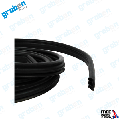 RIGHT / LEFT FRONT DOOR WEATHERSTRIP RUBBER SEAL FOR FORD TRANSIT MK6 V184 2000-2006