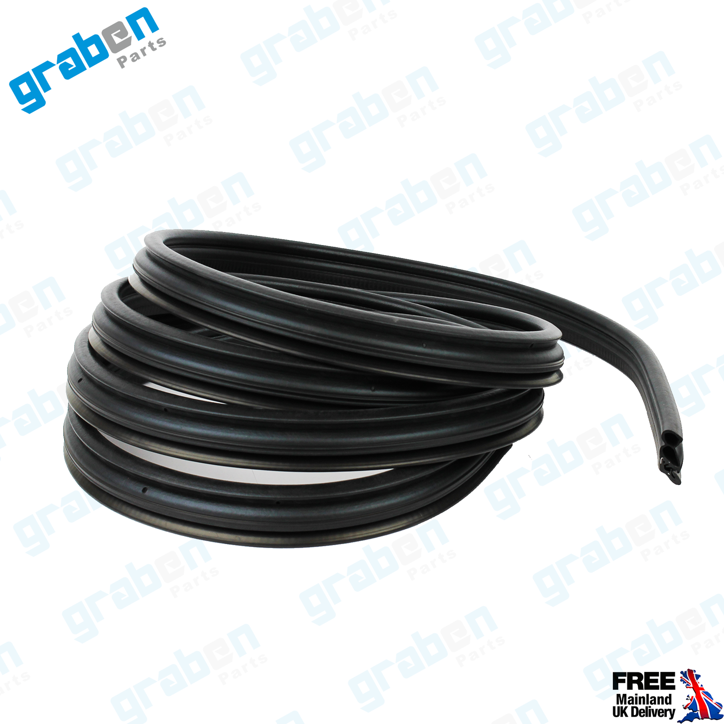 RIGHT / LEFT FRONT DOOR WEATHERSTRIP RUBBER SEAL FOR FORD TRANSIT MK6 V184 2000-2006