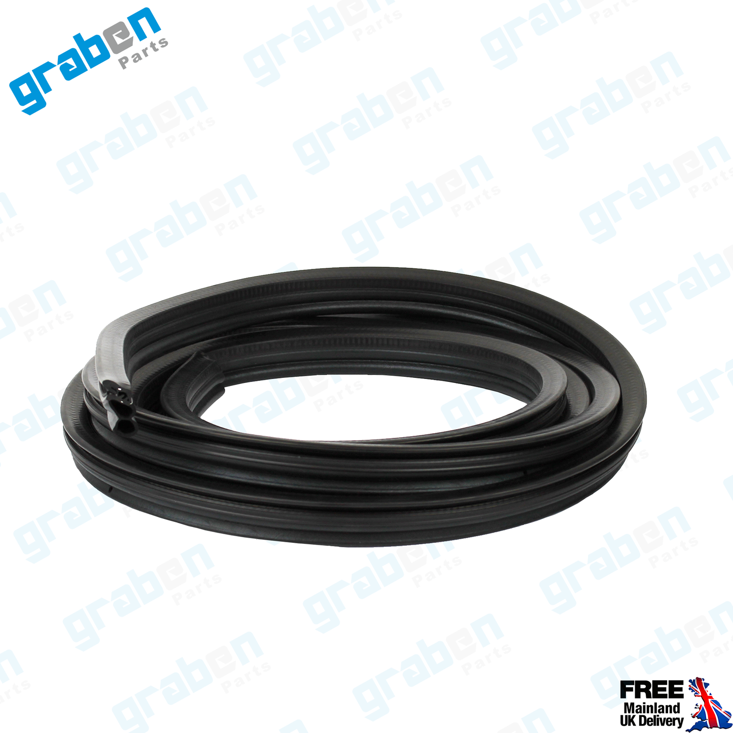 RIGHT / LEFT FRONT DOOR WEATHERSTRIP RUBBER SEAL FOR FORD TRANSIT MK6 V184 2000-2006