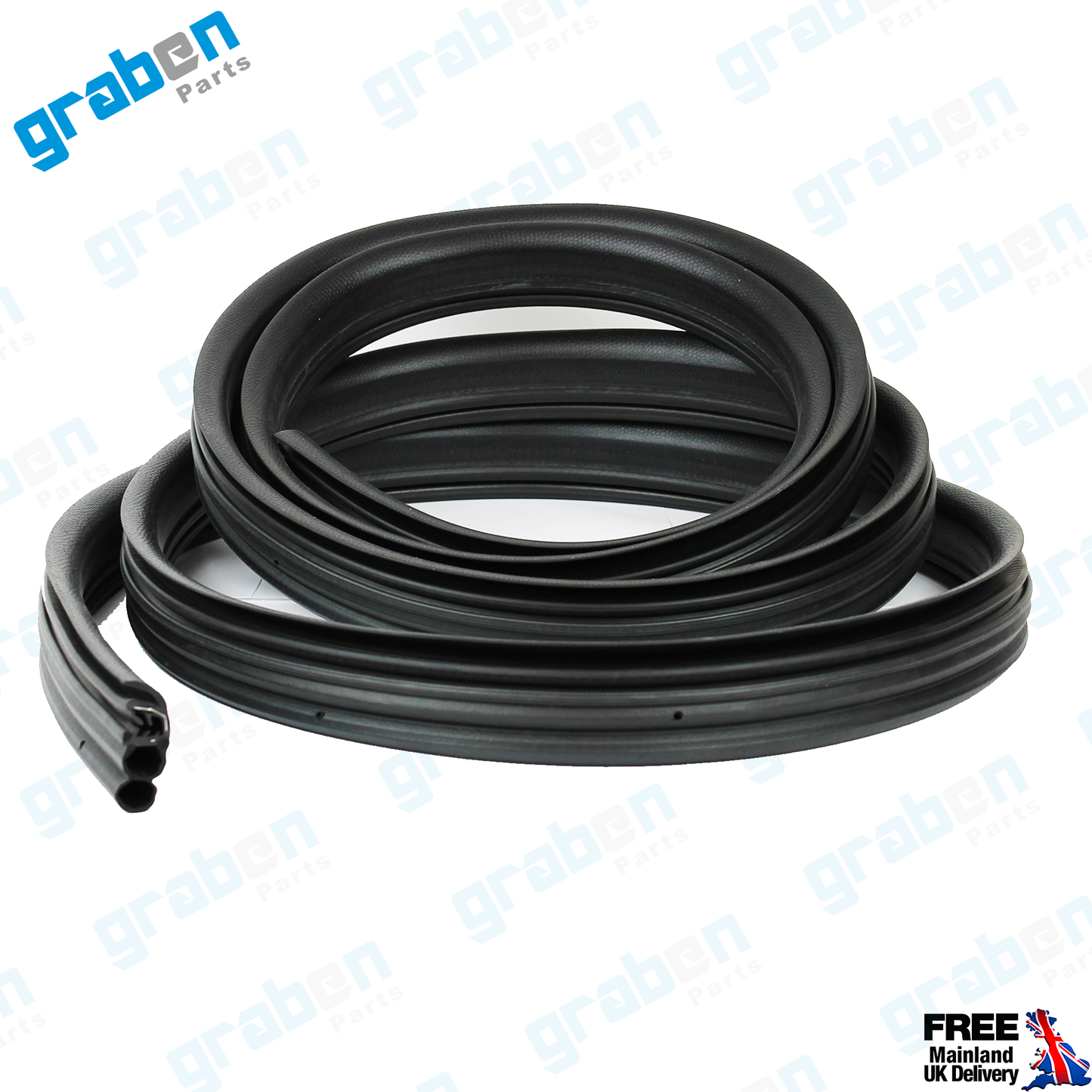 RIGHT / LEFT FRONT DOOR WEATHERSTRIP RUBBER SEAL FOR FORD TRANSIT MK7 V347 2006-2014