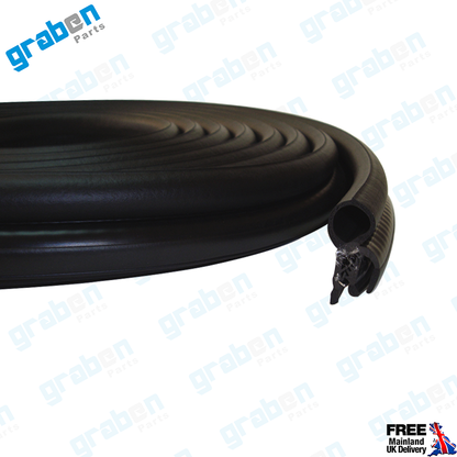 REAR LOADING DOOR WEATHERSTRIP RUBBER SEAL FOR MERCEDES SPRINTER MK2 / VOLKSWAGEN CRAFTER 2006-2015