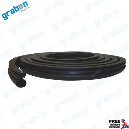 Rear Loading Door Rubber Seal Weatherstrip For Ford Transit MK6 V184 2000-2006