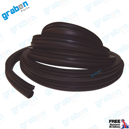 Rear Loading Door Rubber Seal Weatherstrip For Ford Transit MK6 V184 2000-2006
