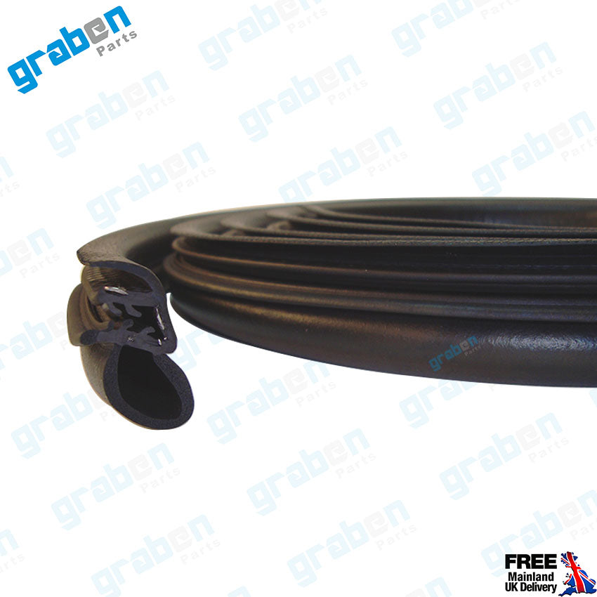 RIGHT / LEFT REAR DOOR WEATHERSTRIP RUBBER SEAL FOR PEUGEOT 206 1998-2012