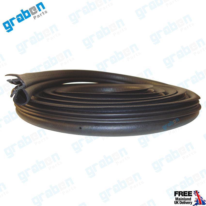 Front Door Weatherstrip Seal For Peugeot Partner & Citroen Berlingo (1996-2008) - EPDM Rubber With Steel Reinforcemen