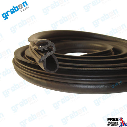 RH / LH SLIDING DOOR WEATHERSTRIP RUBBER SEAL FOR PEUGEOT PARTNER / CITROEN BERLINGO 1996-2008
