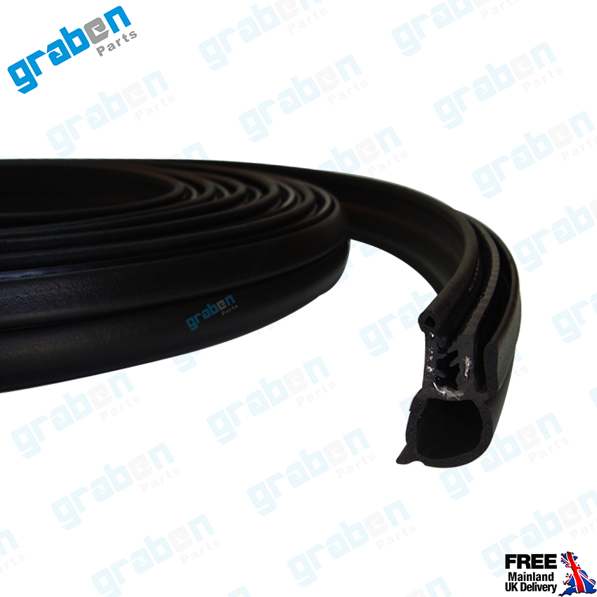 REAR LOADING DOOR WEATHERSTRIP RUBBER SEAL FOR VOLKSWAGEN TRANSPORTER T5 / T6 2003+