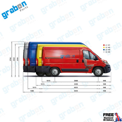 RH / LH FRONT DOOR WEATHERSTRIP RUBBER SEAL FOR FIAT DUCATO, CITROEN RELAY, PEUGEOT BOXER 1993-2006