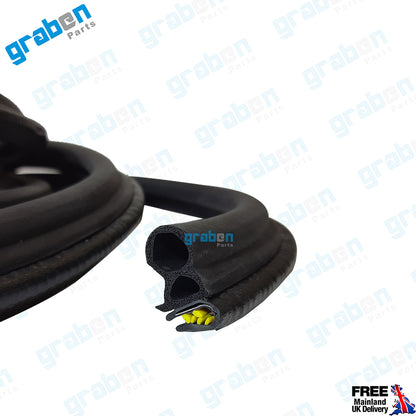 RH / LH SLIDING DOOR WEATHERSTRIP RUBBER SEAL FOR FIAT DUCATO, CITROEN RELAY, PEUGEOT BOXER 1993-2006